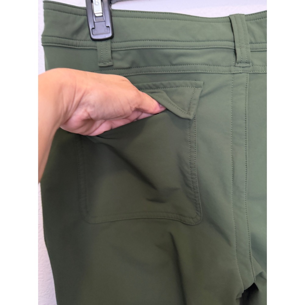 Gnara Go There Hiking Pants Women 12 Olive GoFly Roll Tab Outdoor Travel Stretch - Picture 14 of 17